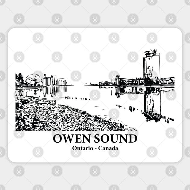 Owen Sound - Ontario Magnet by Lakeric